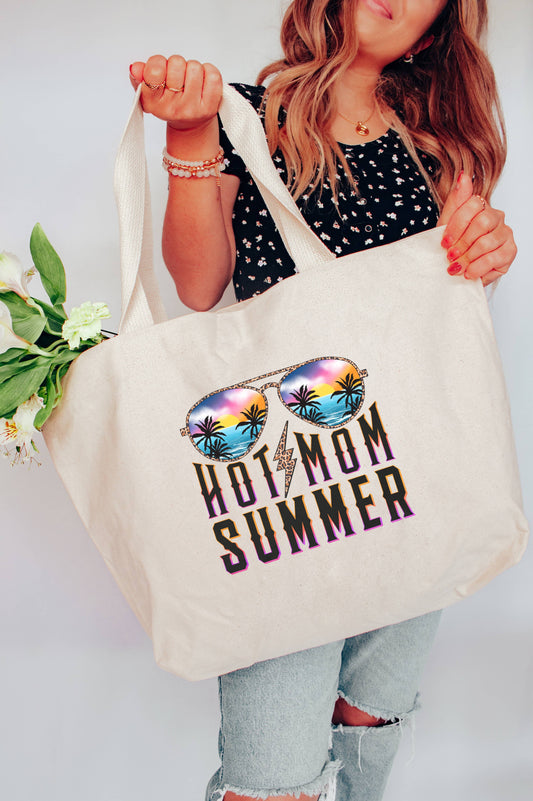 Hot Mom Summer with Sunglasses Tote Bag
