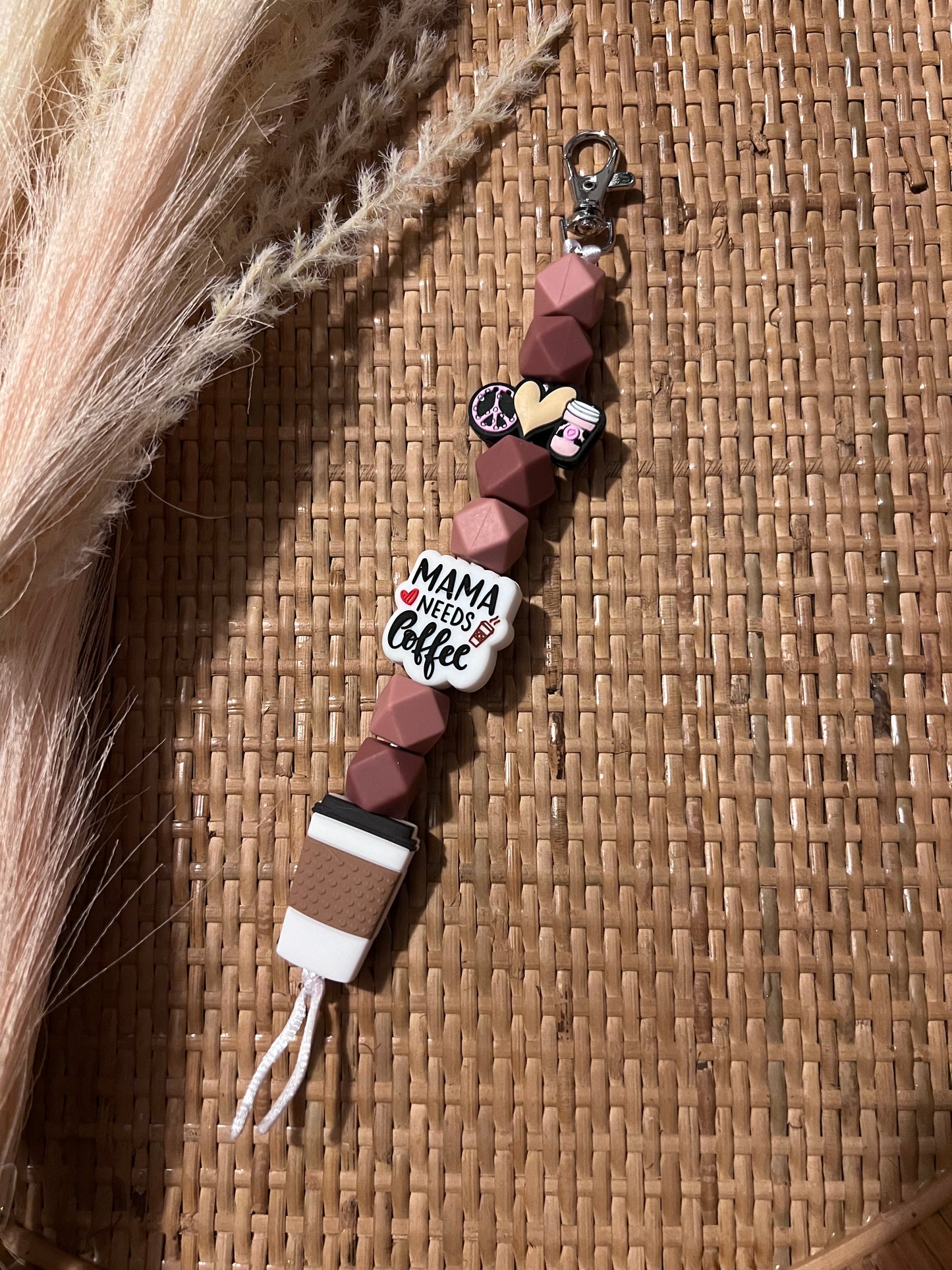 Mama Needs Coffee Keychain