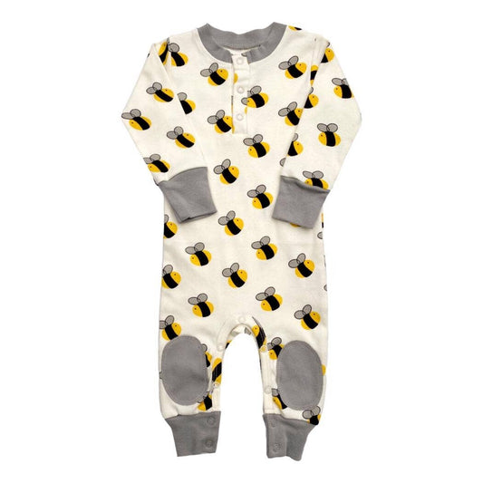 Organic Cotton Crawler - Bee