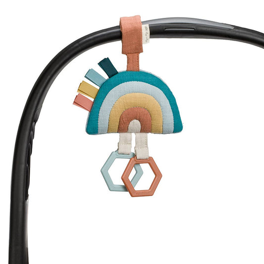 Rainbow or Mushroom Jingle Attachable Travel Toy