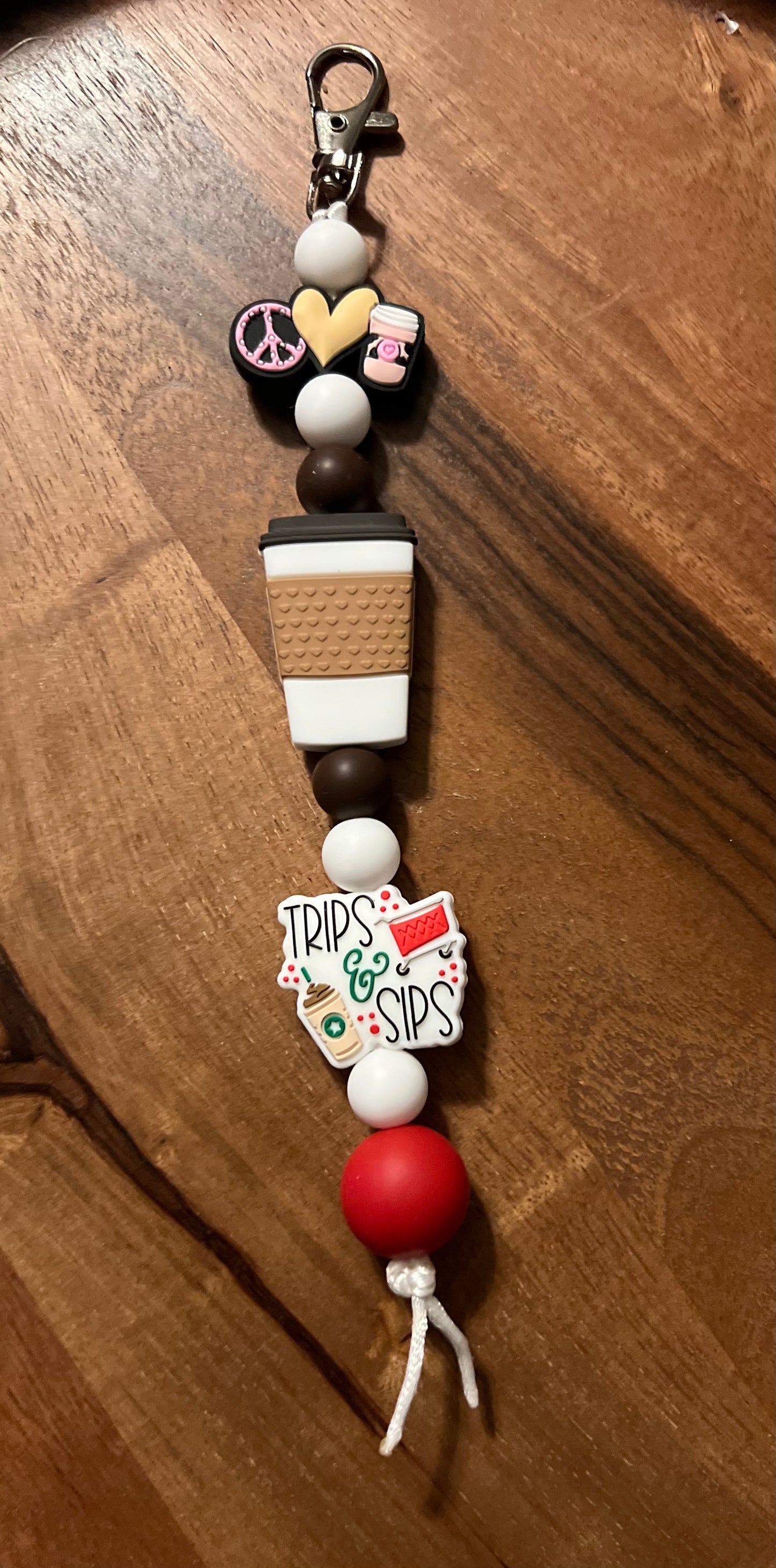 Coffee & Shopping Keychain
