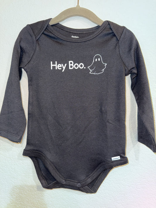 Hey Boo Baby Onesie