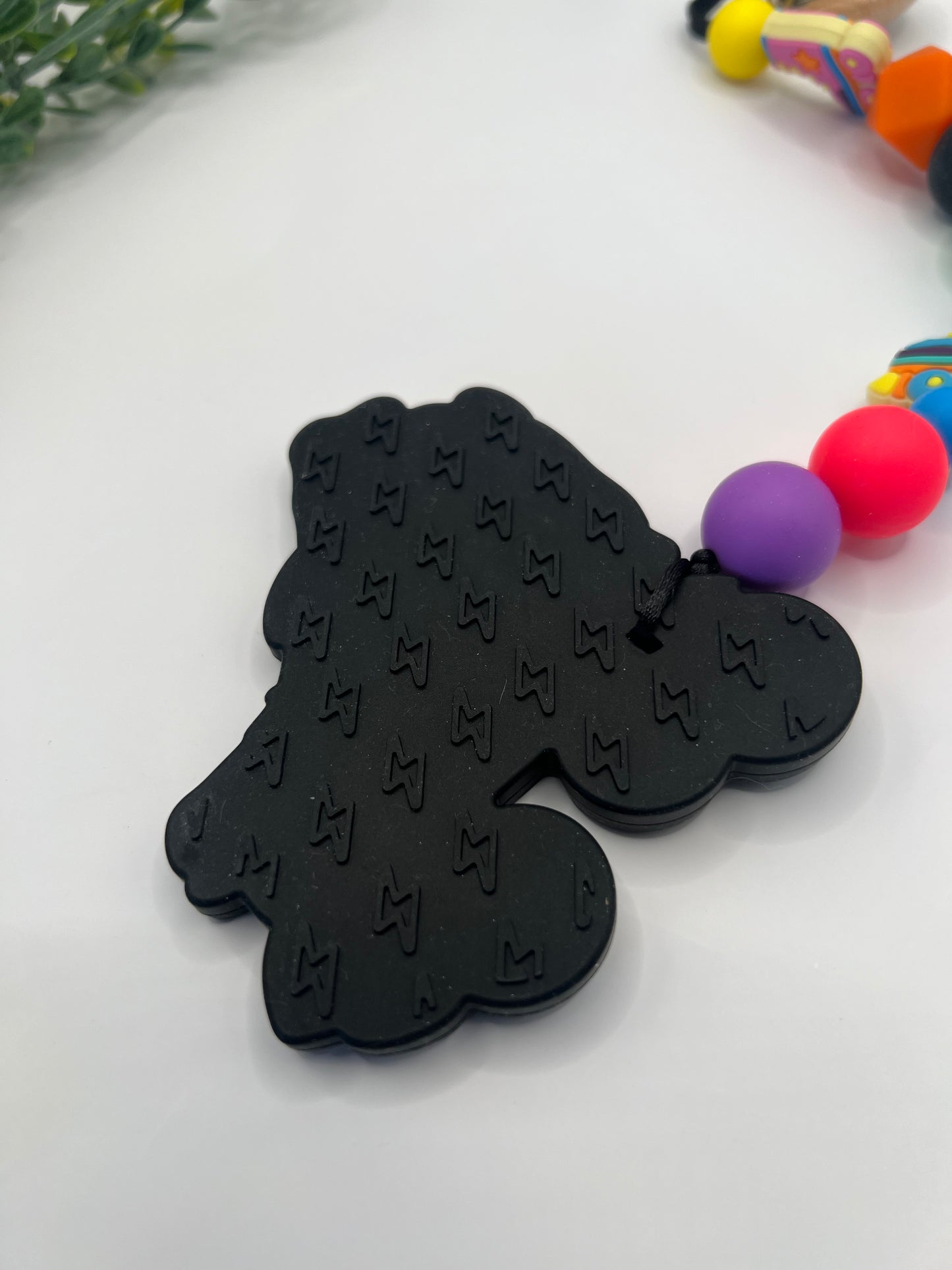 Roller Skate Teether Clip